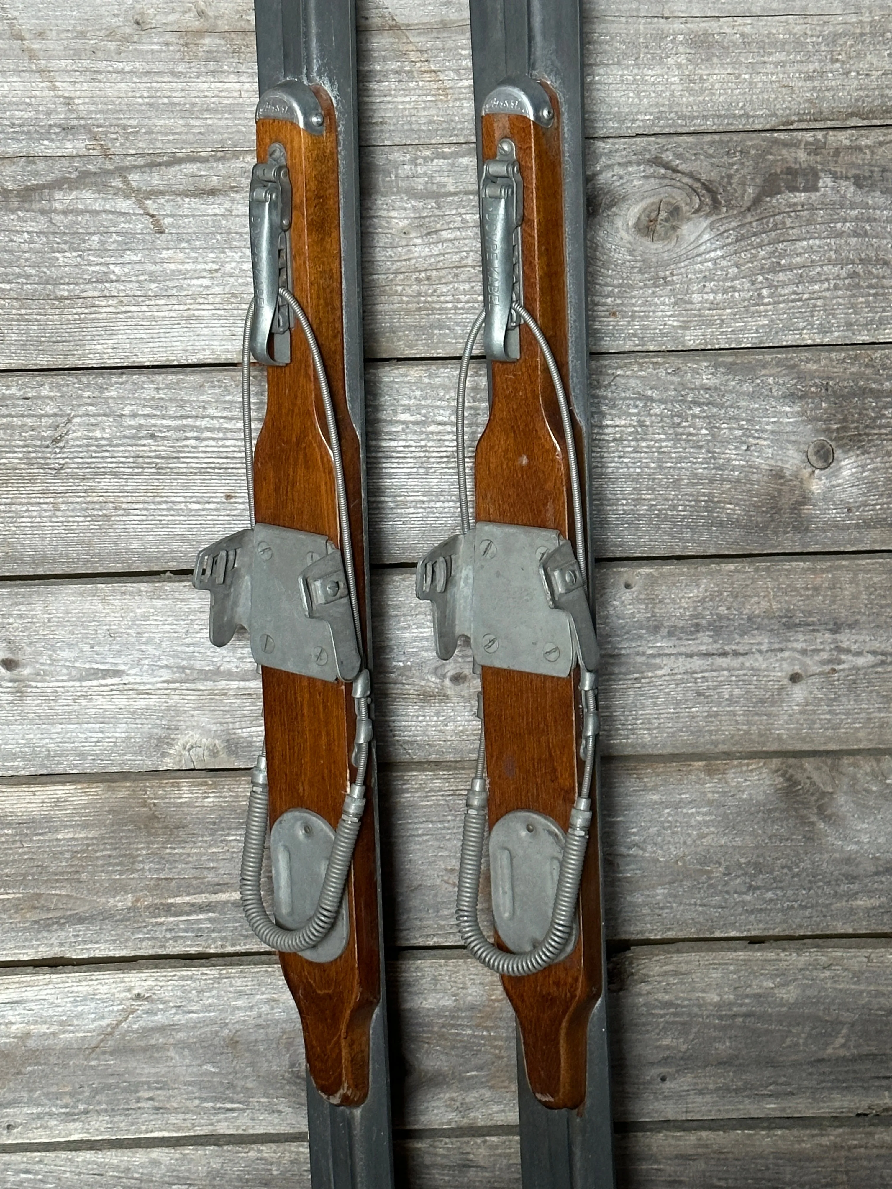 1940s Metal Air Ski Downhill Skis