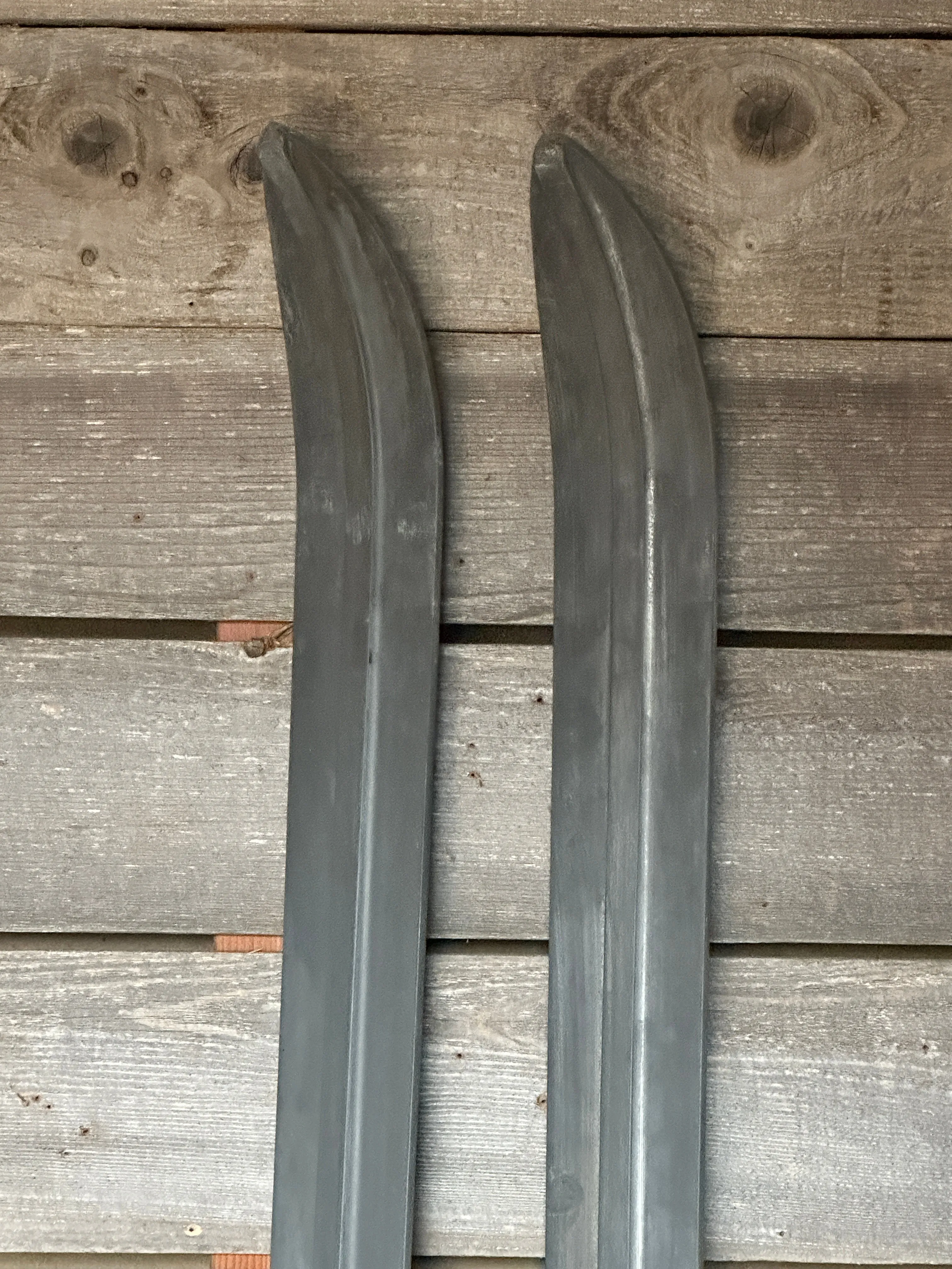 1940s Metal Air Ski Downhill Skis