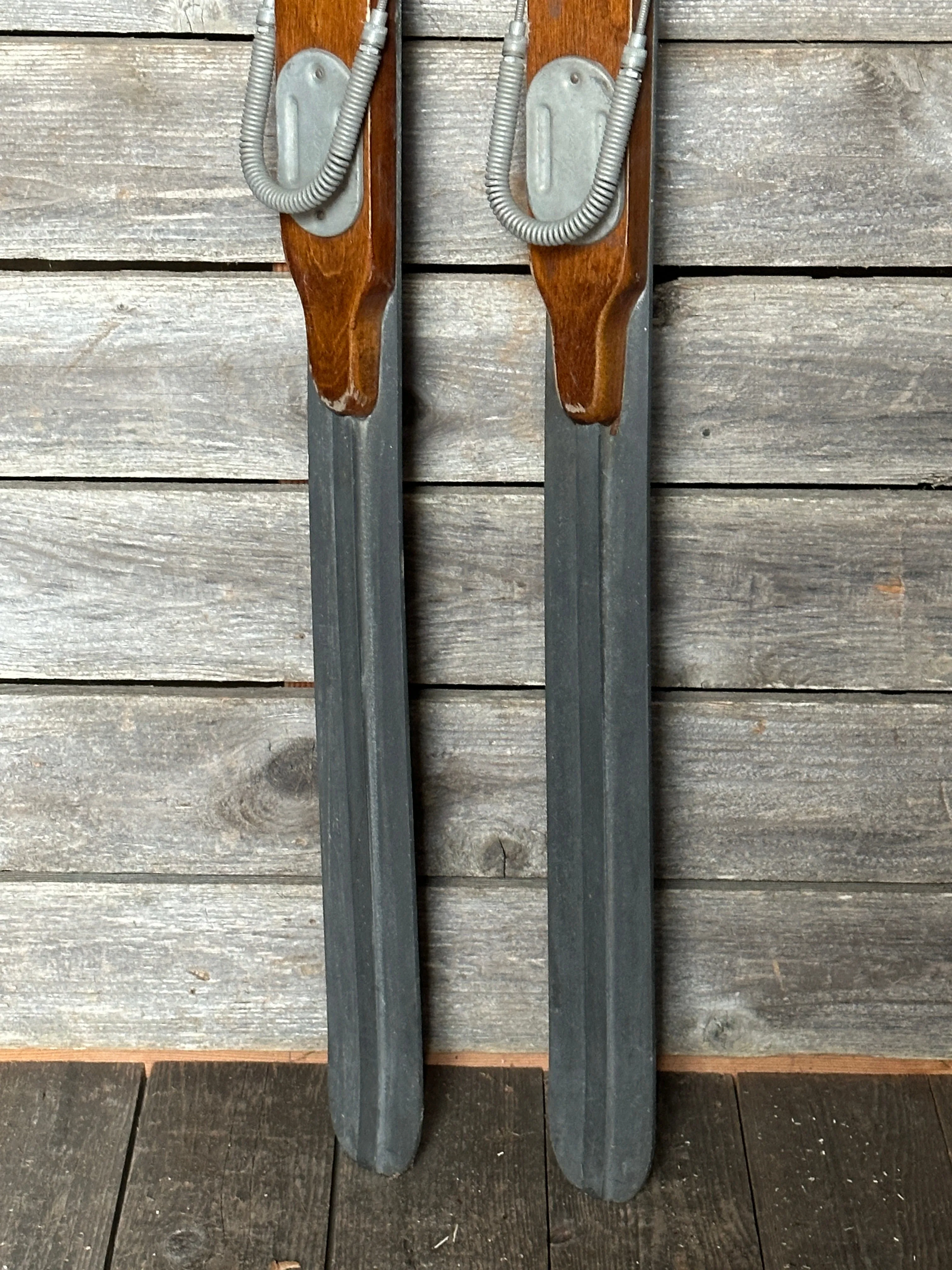 1940s Metal Air Ski Downhill Skis