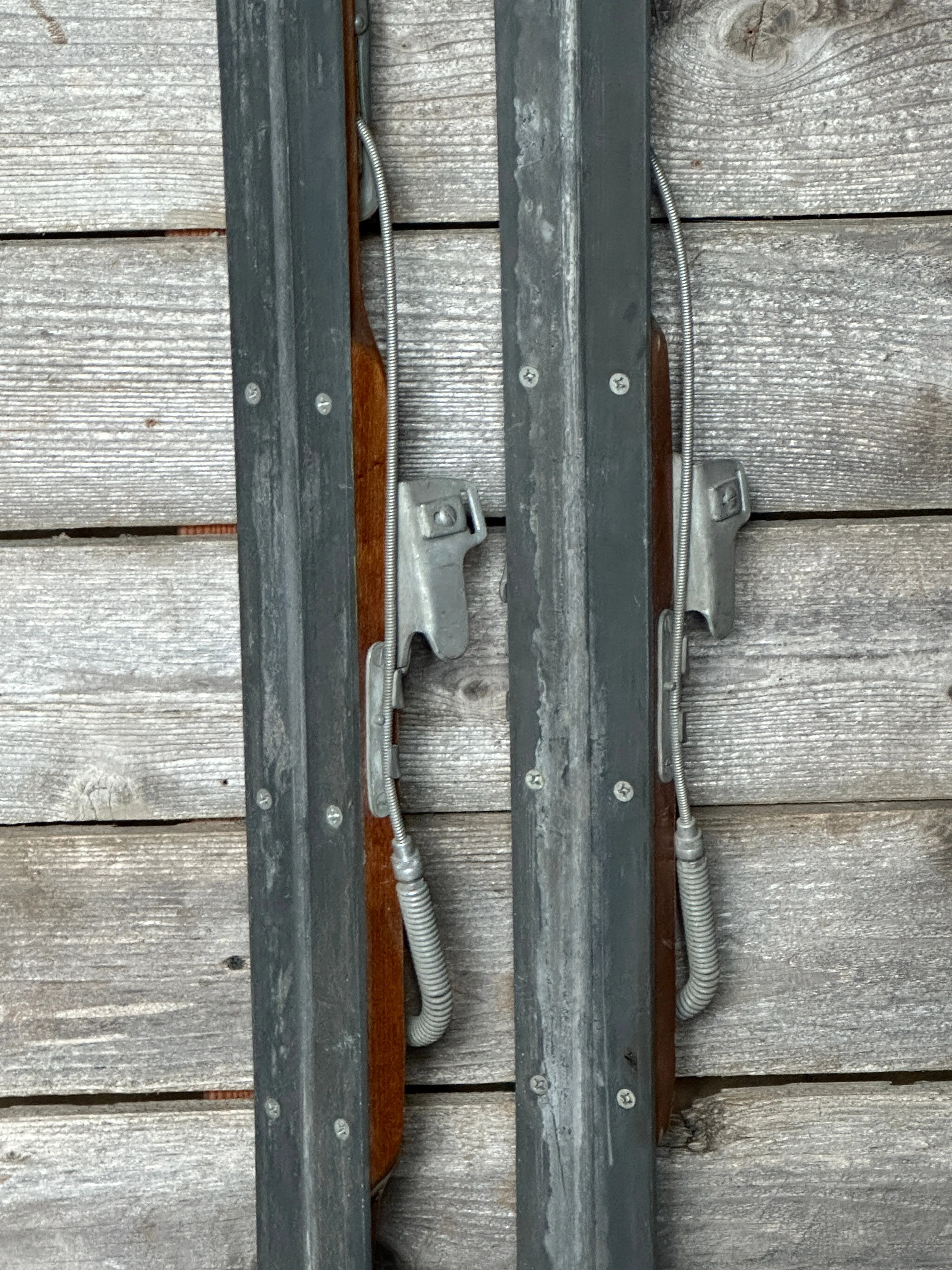 1940s Metal Air Ski Downhill Skis