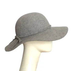 1980s Gray Wool Felt Hat