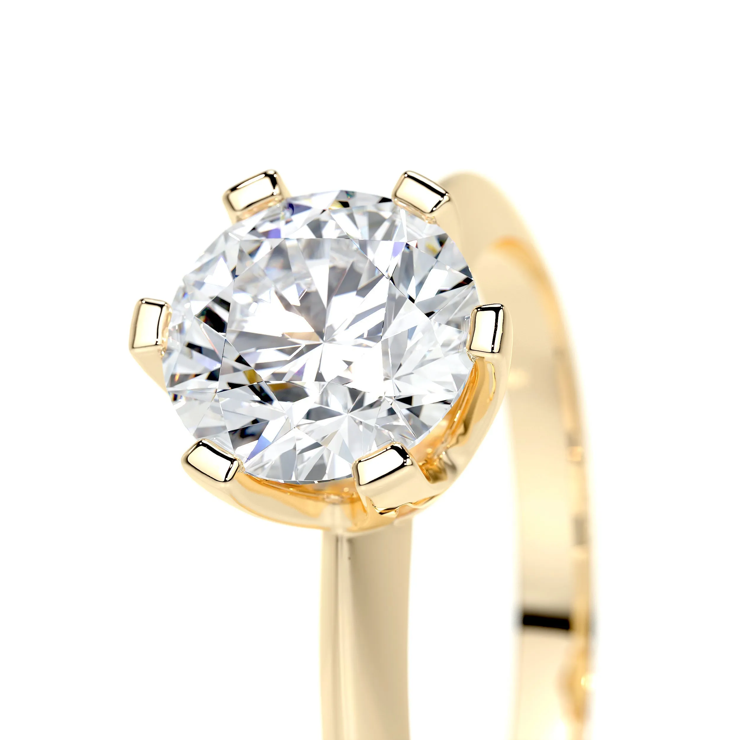 Alexis Lab Grown Diamond Ring -18K Yellow Gold