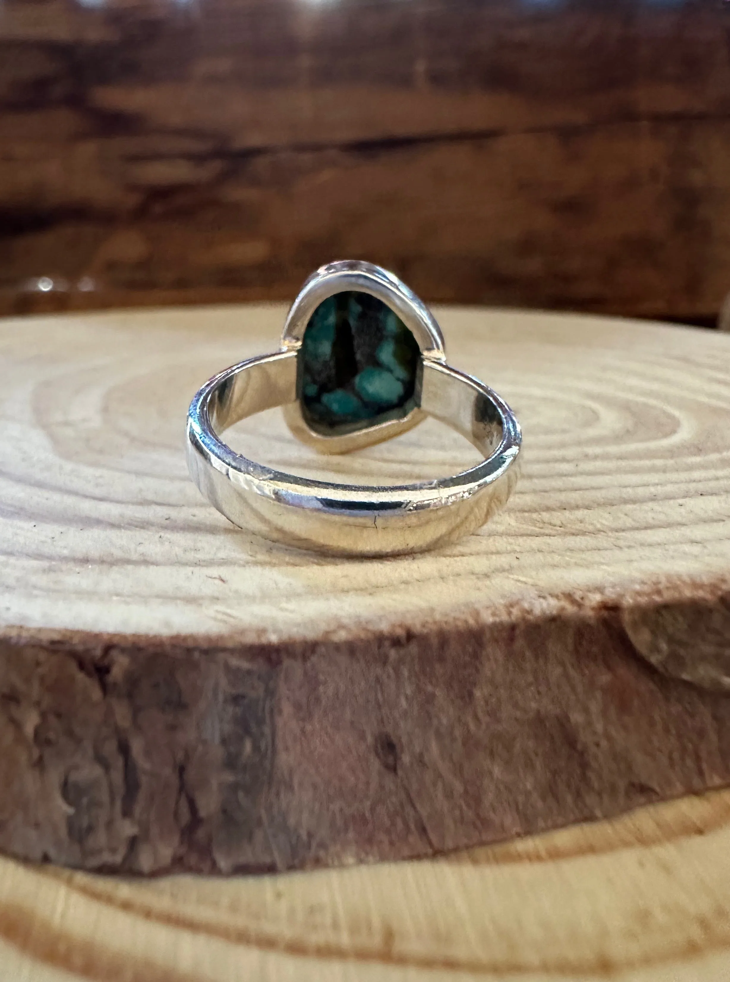 AMERICAN TURQUOISE and Silver Ring Size 6