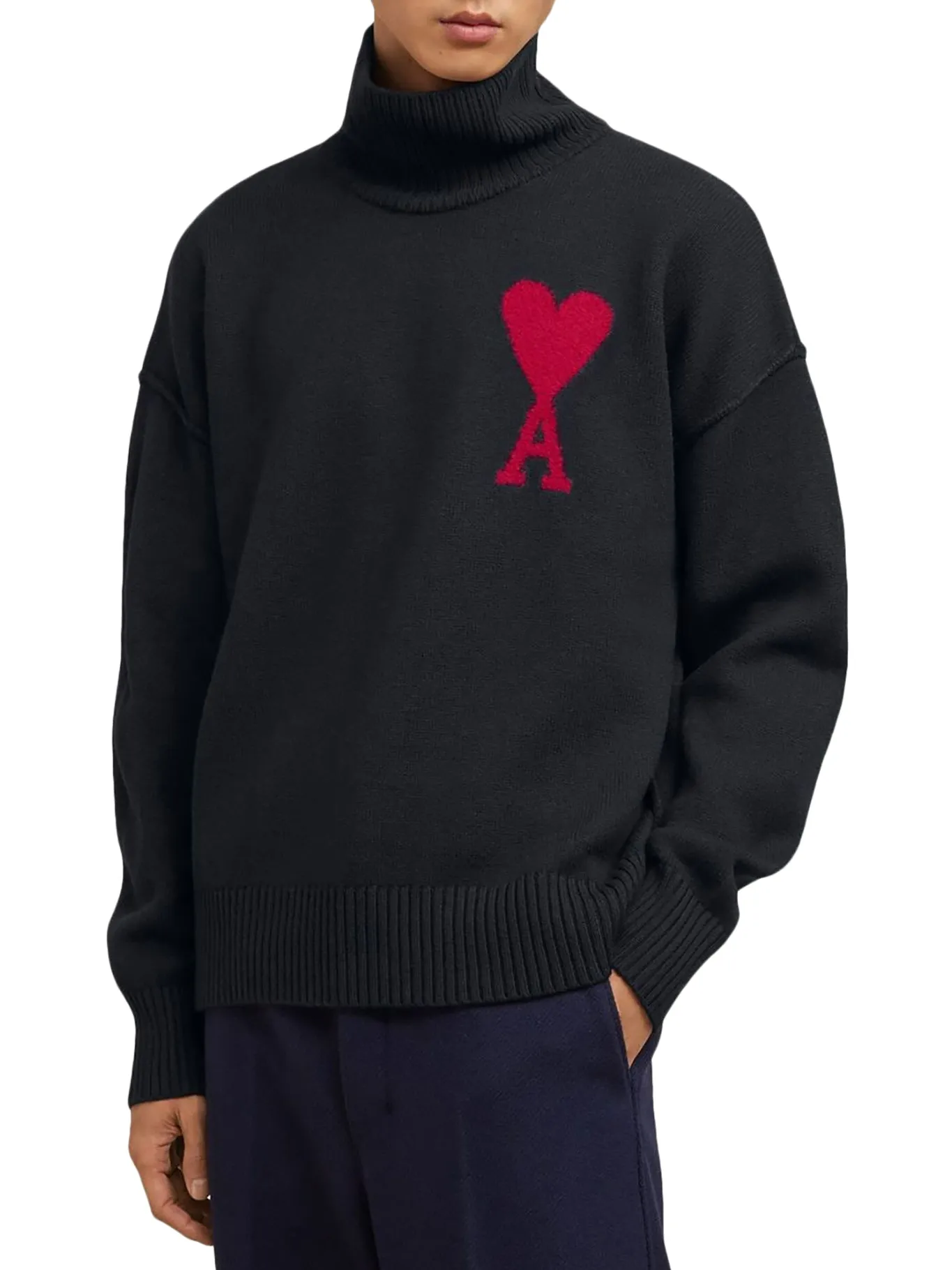 Ami de Coeur high-neck jumper