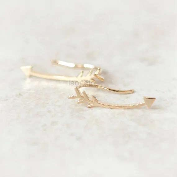 Arrow Ear Climber, ear cuff