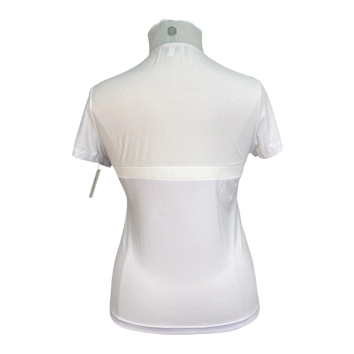 Asmar Equestrian Tech Riding Shirt in White - Women's XL