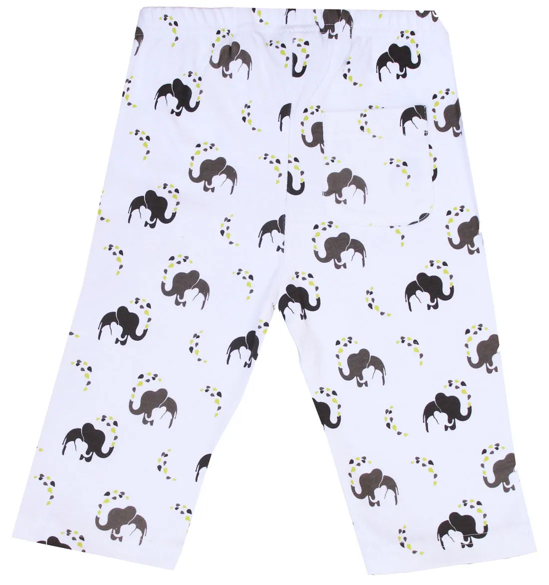 Baby Pants GOTS Certified Organic Cotton Clothing  (Elephant, 6-12m)