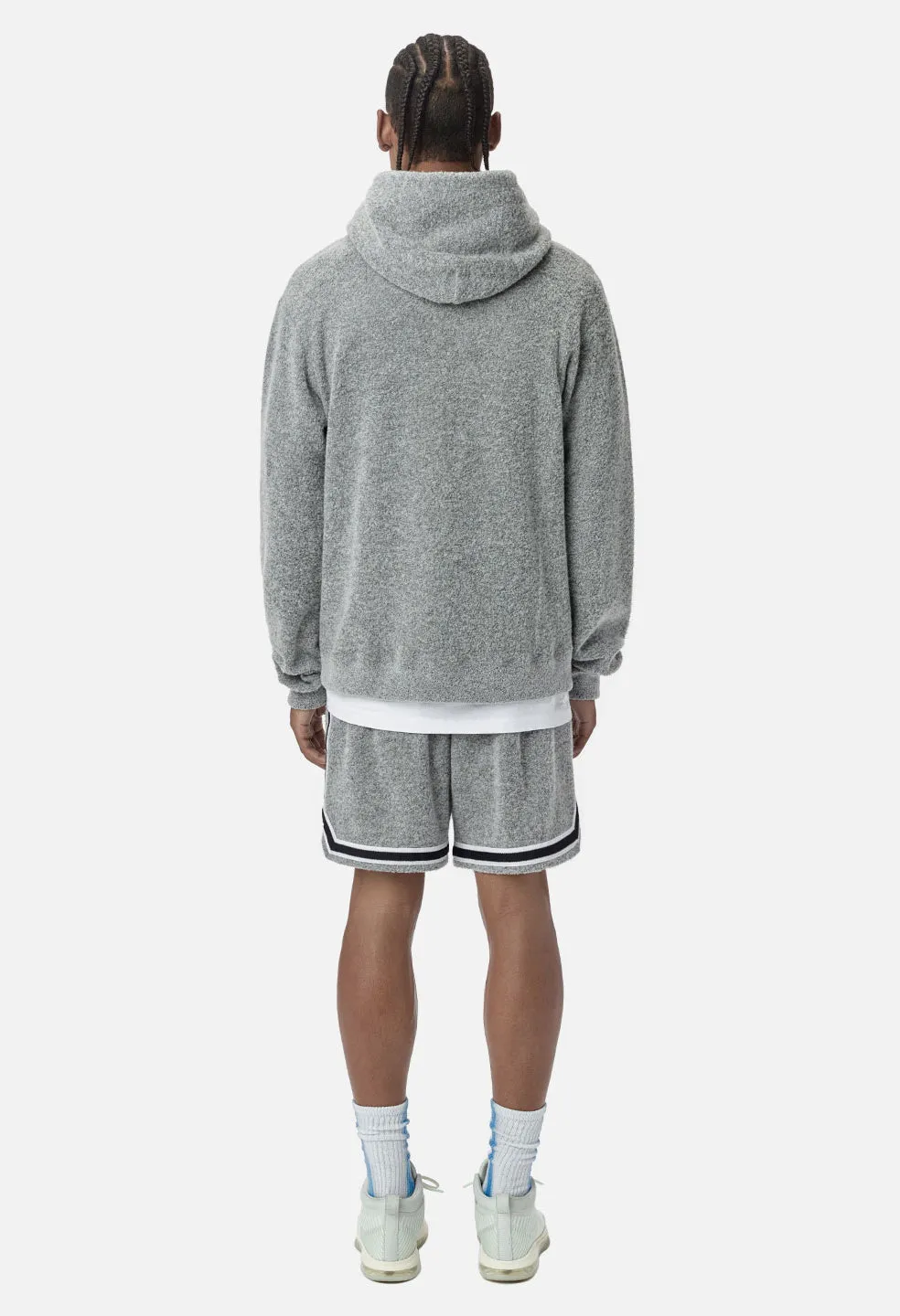 Boucle Beach Hoodie / Cement