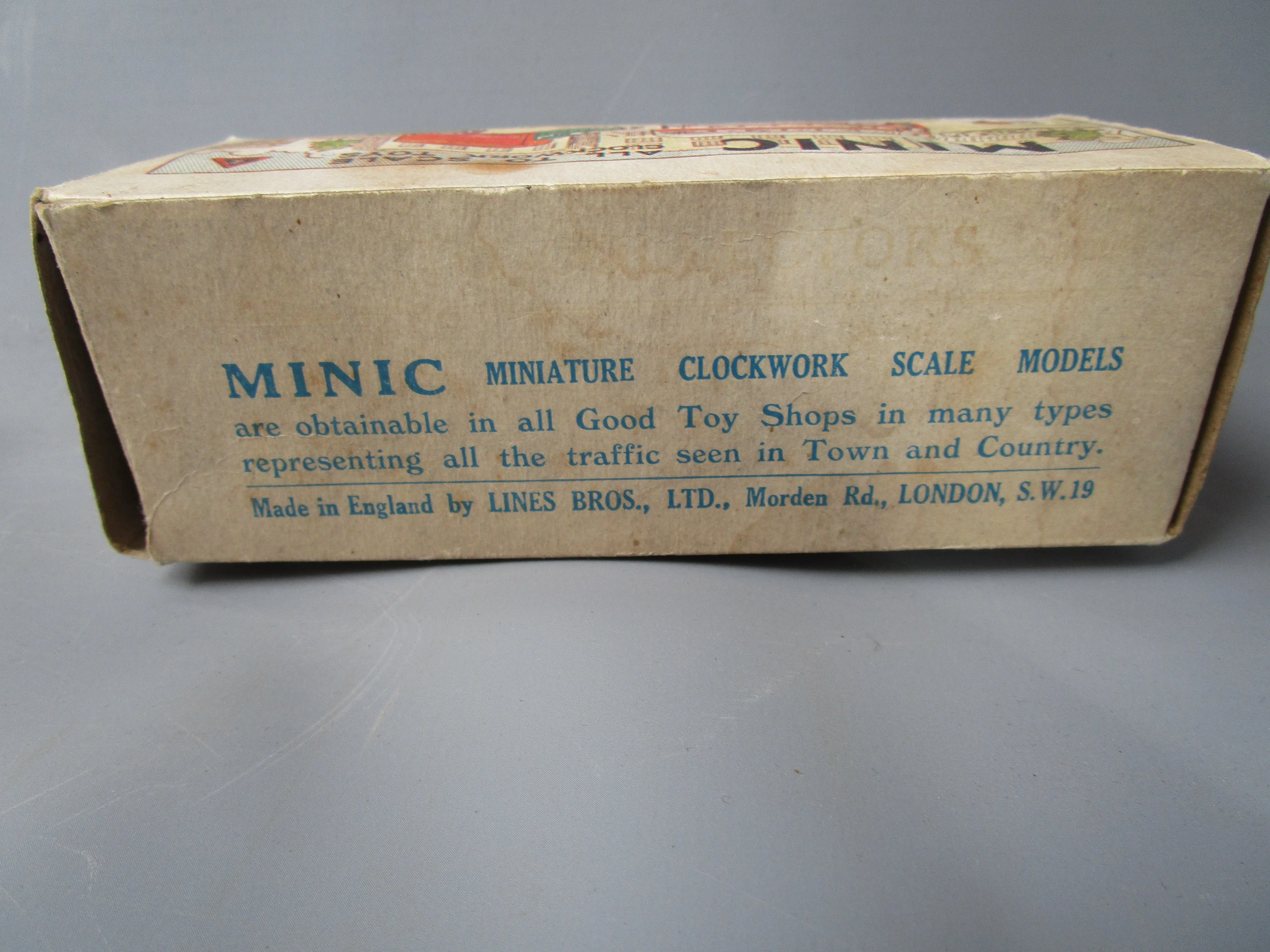 Boxed Tri Ang Minic Southern Railways Delivery Van Toy Vintage c1960