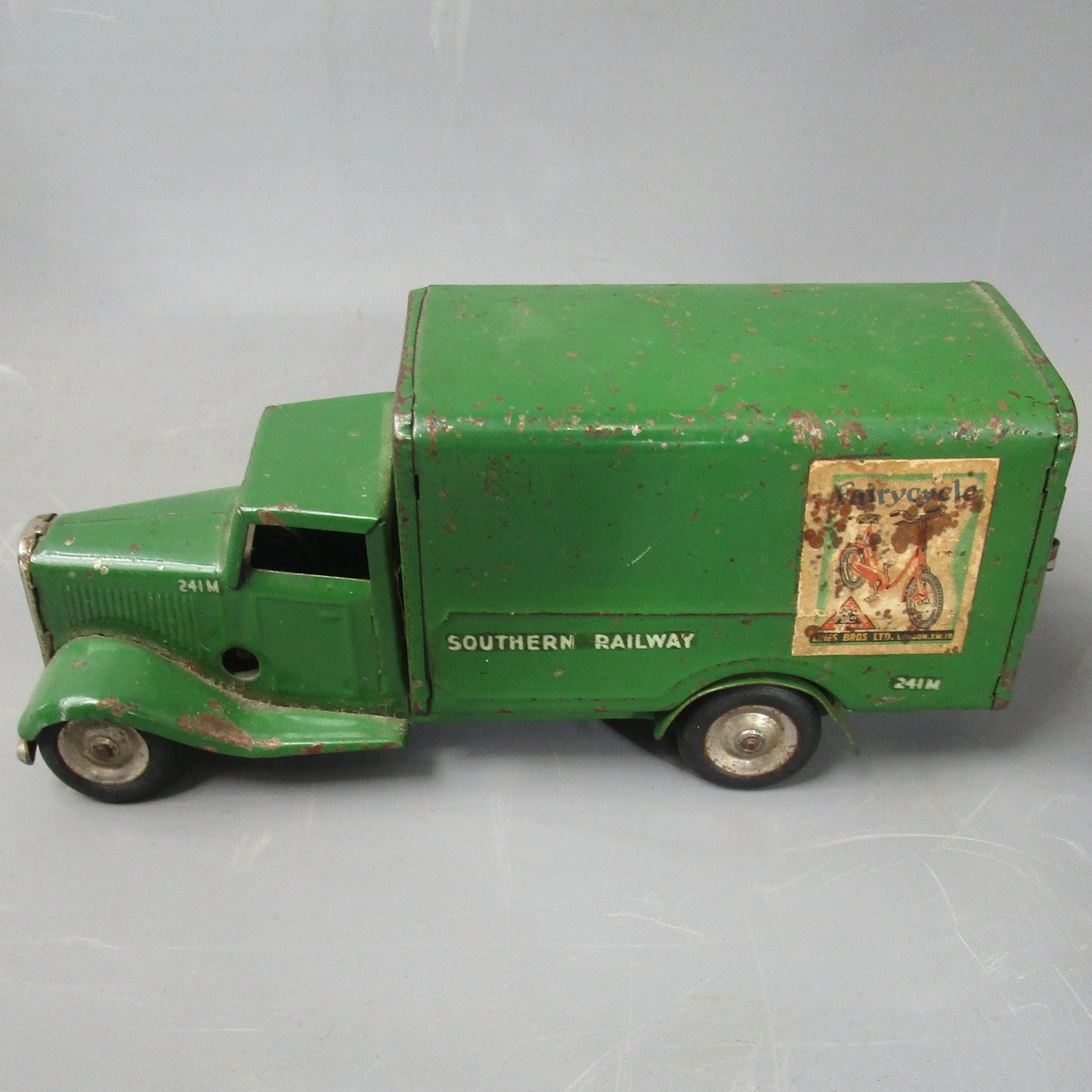 Boxed Tri Ang Minic Southern Railways Delivery Van Toy Vintage c1960