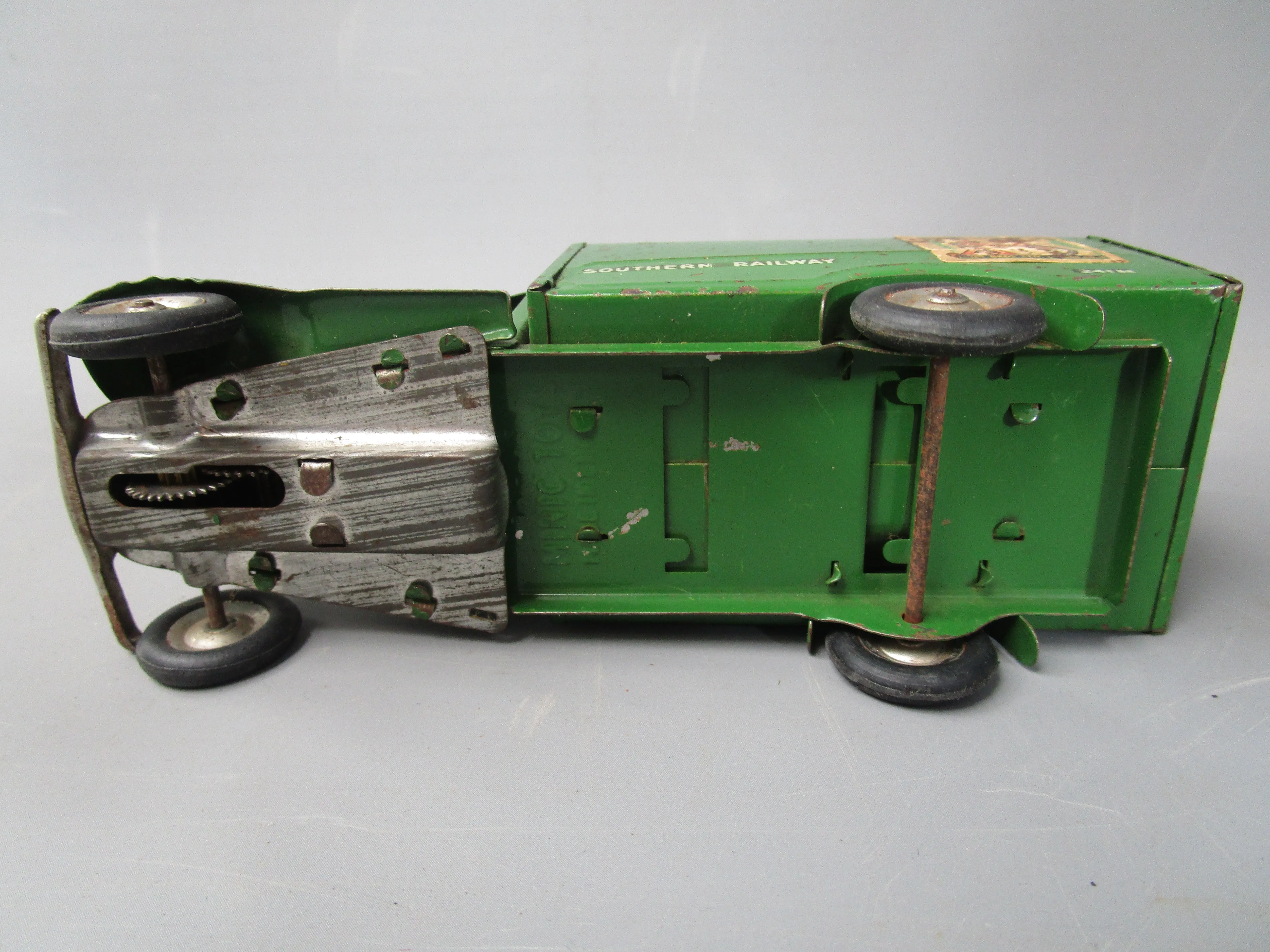 Boxed Tri Ang Minic Southern Railways Delivery Van Toy Vintage c1960