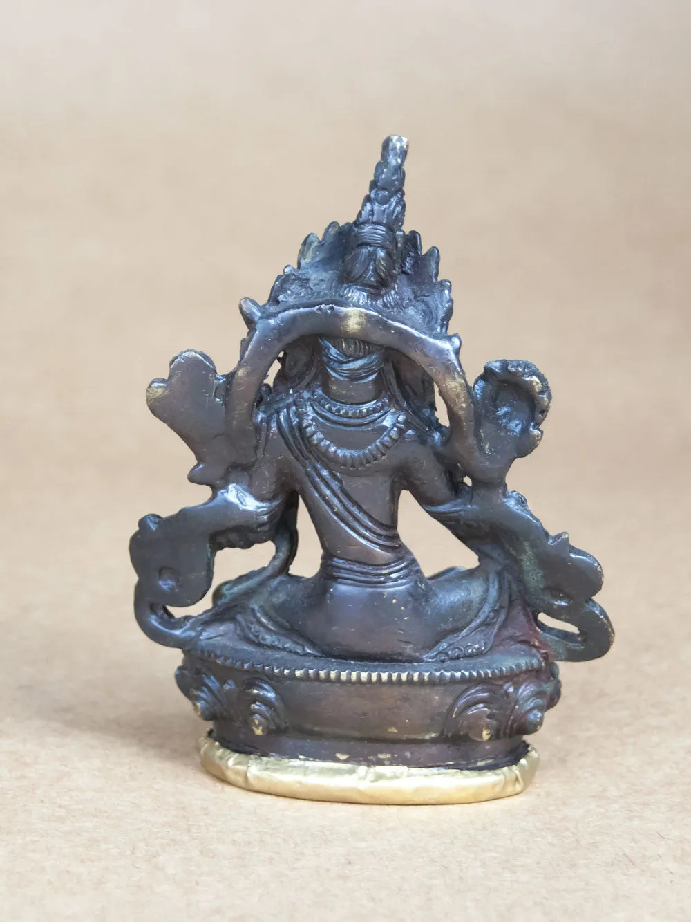 Brass Green Tara Statue