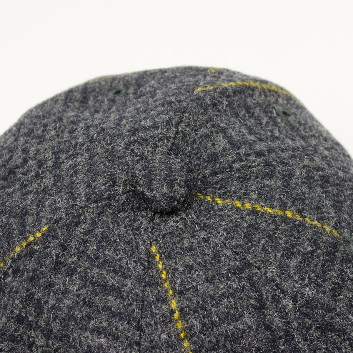 cableami - Wool Classic Check B.B. Cap - Gray