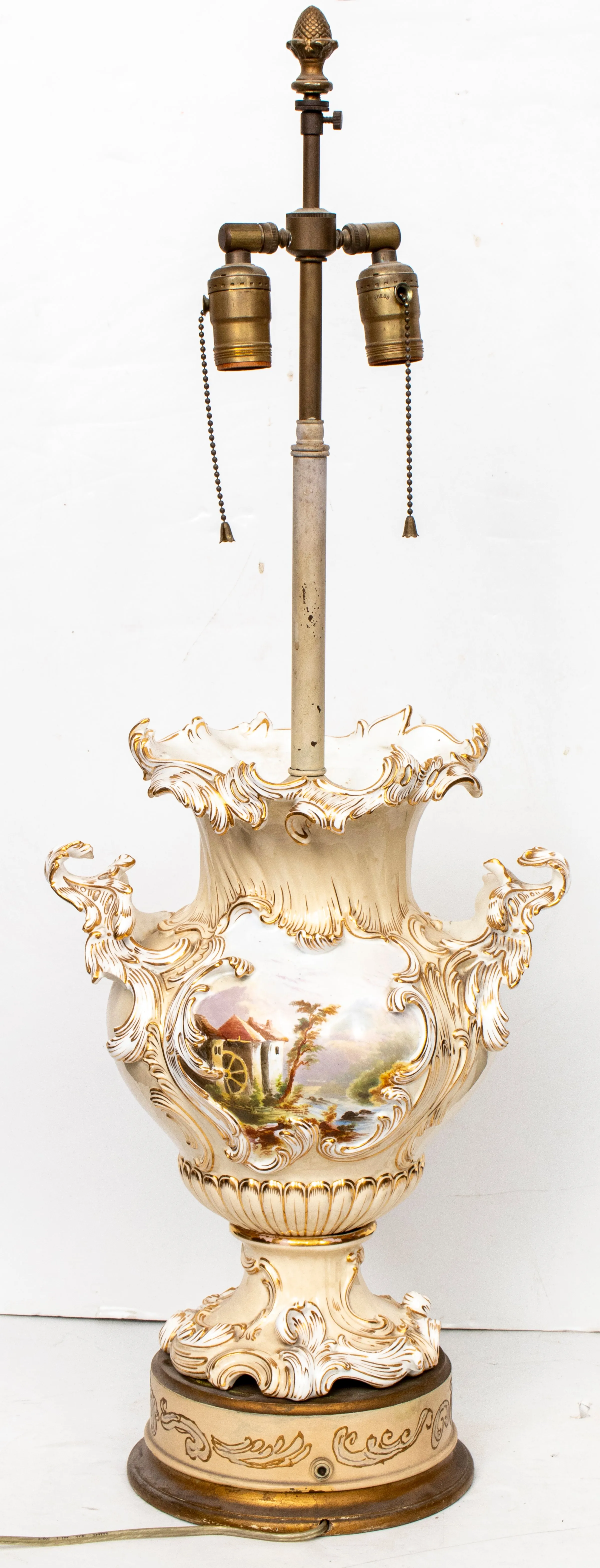 Capodimonte Style Porcelain Table Lamp