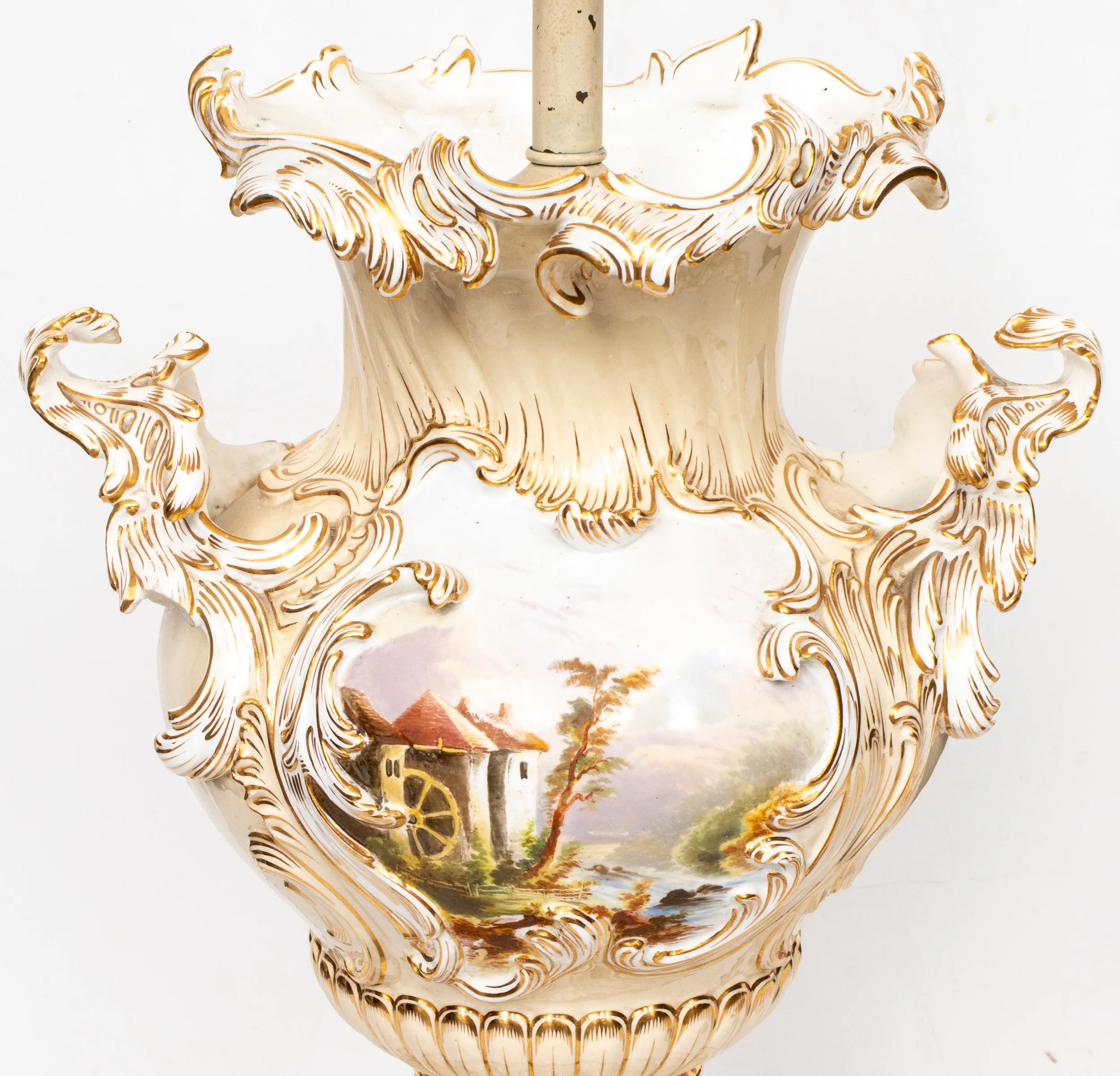 Capodimonte Style Porcelain Table Lamp