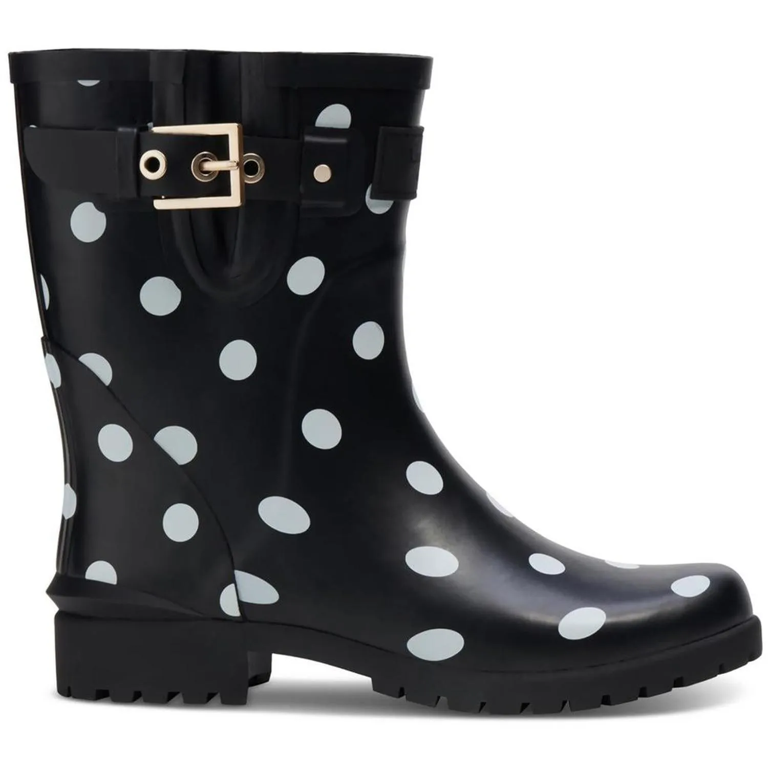 CARINA Womens Round toe Polka Dots Rain Boots