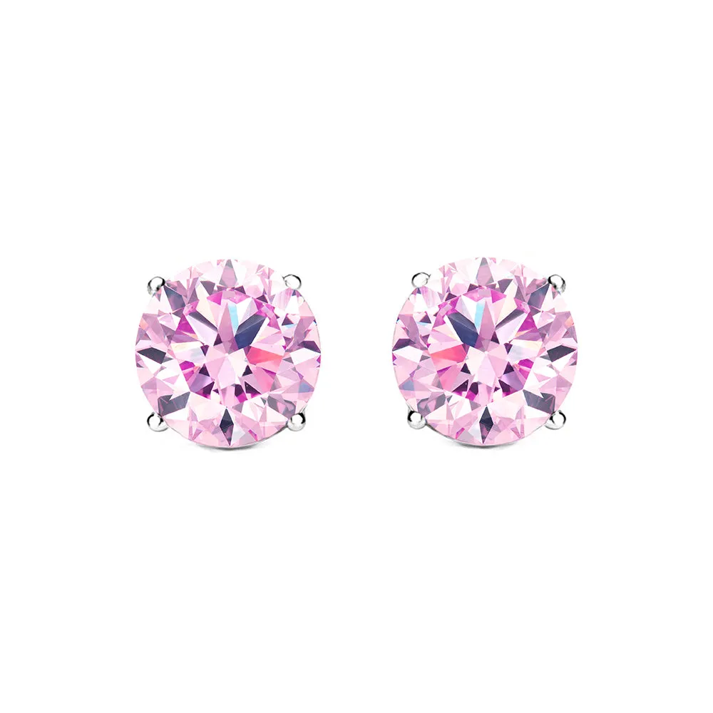 Cate & Chloe Magnolia 1Ct Sterling Silver Gemstone Stud Earrings