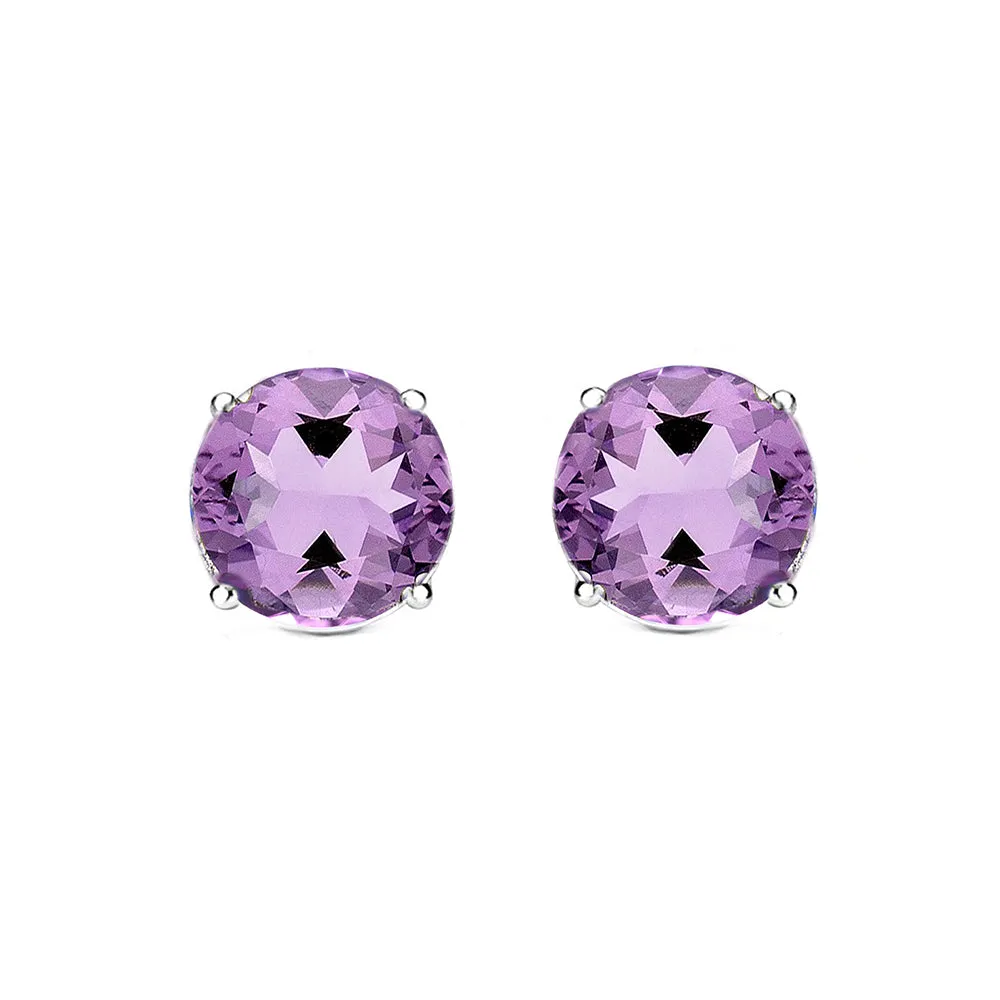 Cate & Chloe Magnolia 1Ct Sterling Silver Gemstone Stud Earrings