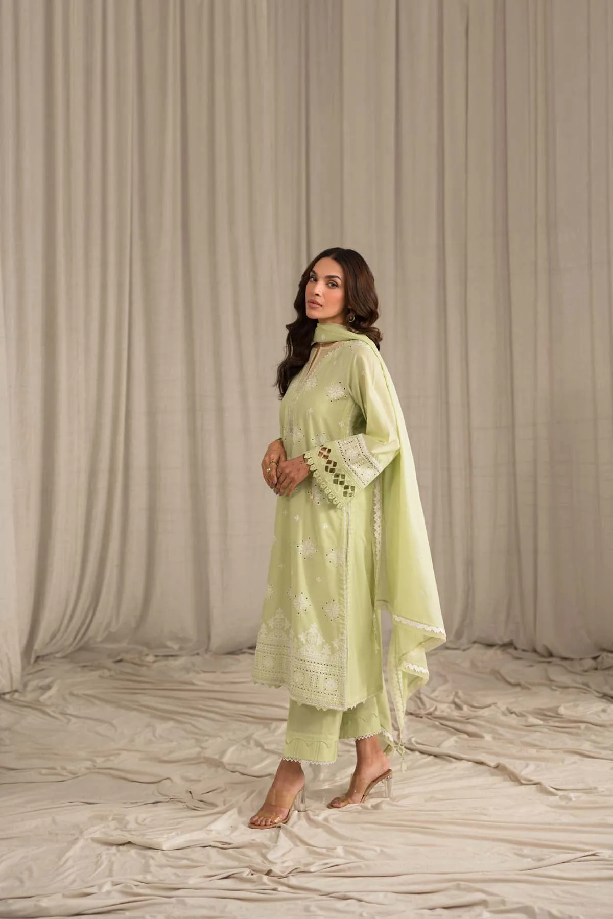 Chikankari 3 Piece