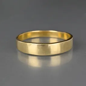 Classic Vintage 14K Gold Graduated Ring Band