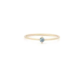 Element Ring | 14k Gold & Aquamarine