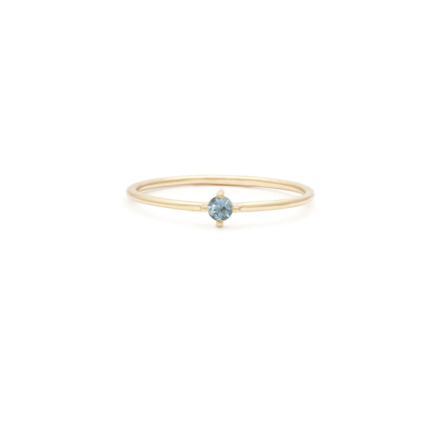 Element Ring | 14k Gold & Aquamarine