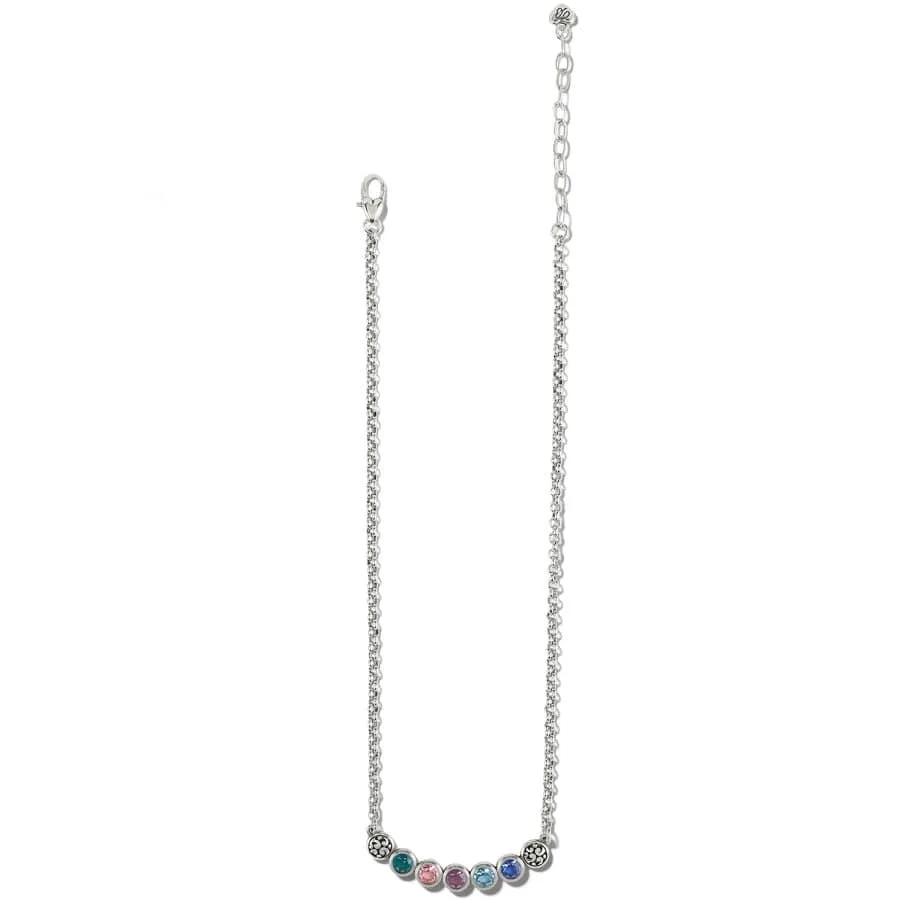 Elora Gems Dots Curve Necklace