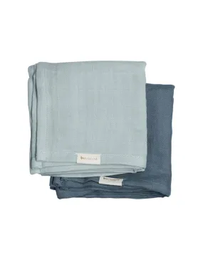 FABELAB - MUSLIN CLOTH - 2 PACK - SEA