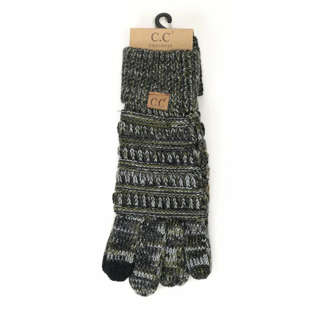 Four-Tone Gloves - C.C Beanie (22-G816)