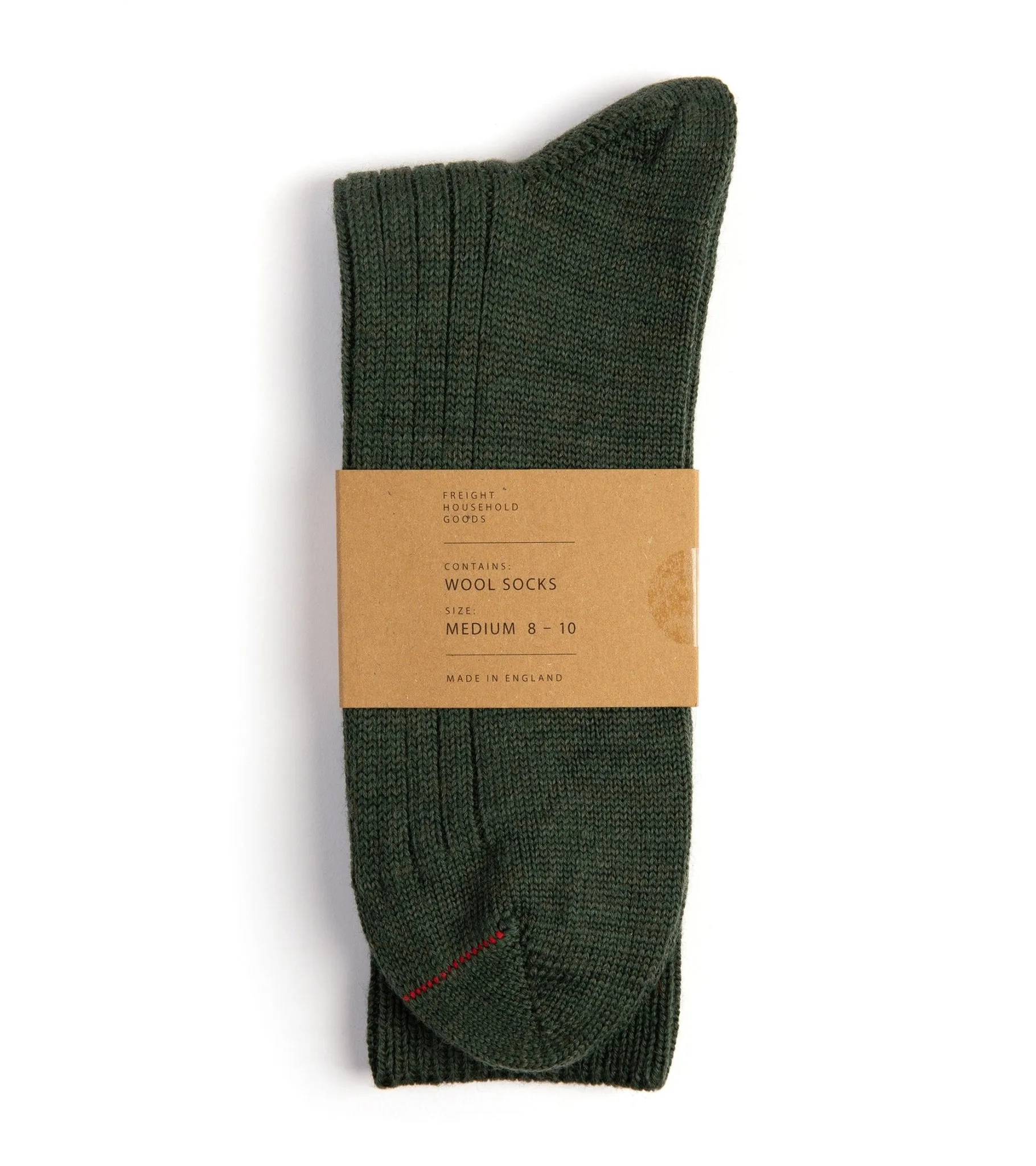 Freight Wool Socks: Green