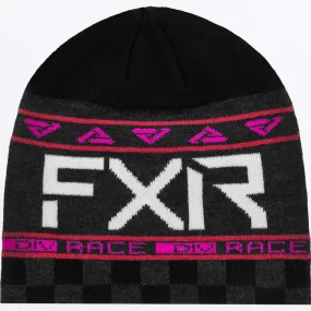 FXR Race Division Beanie Black/E Pink