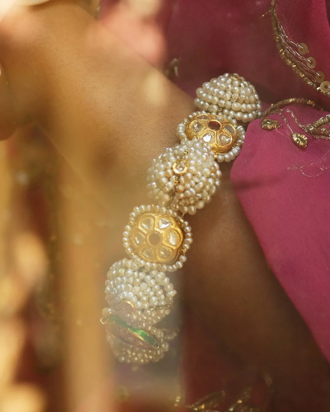 Gajra Pacheli Bangle