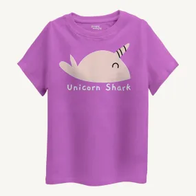 Girls Unicorn Shark T-shirt