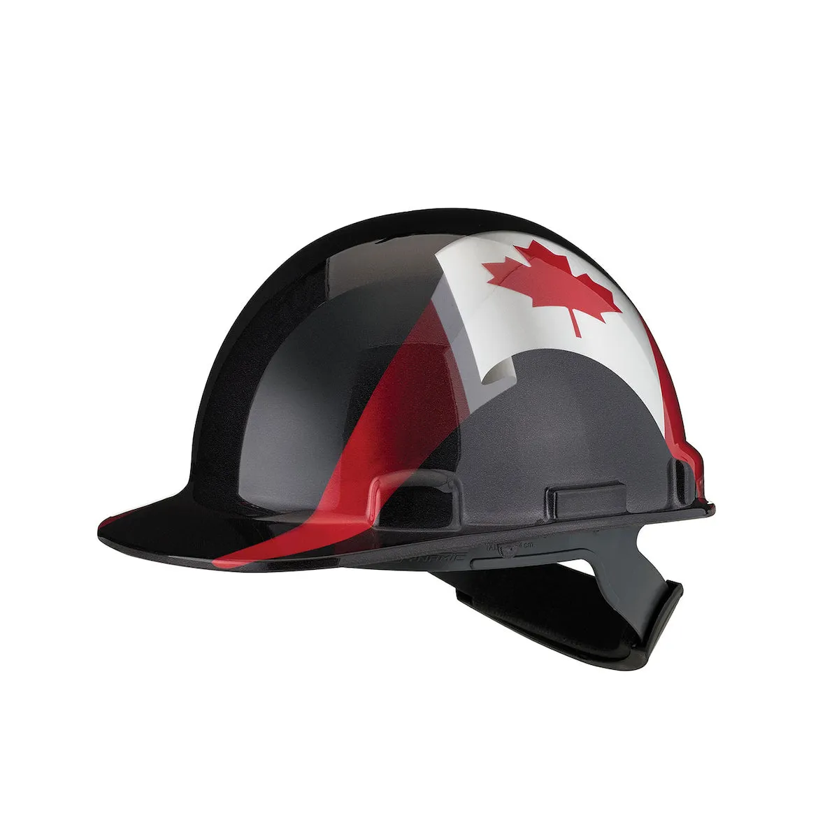 Hard Hat - PIP Dom Type 1 Class E Cap Style Hard Hat with HDPE Shell, 4-Point Nylon Suspension and Sure-Lock Ratchet Adjustment (Camo or Maple Leaf)