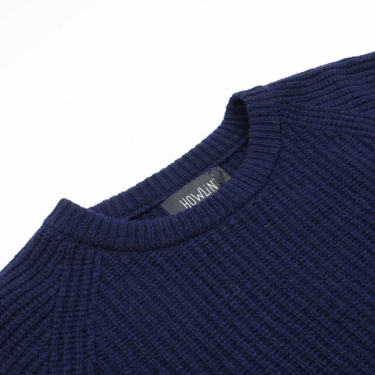 Howlin' - Better World Geelong Wool Sweater - Navy