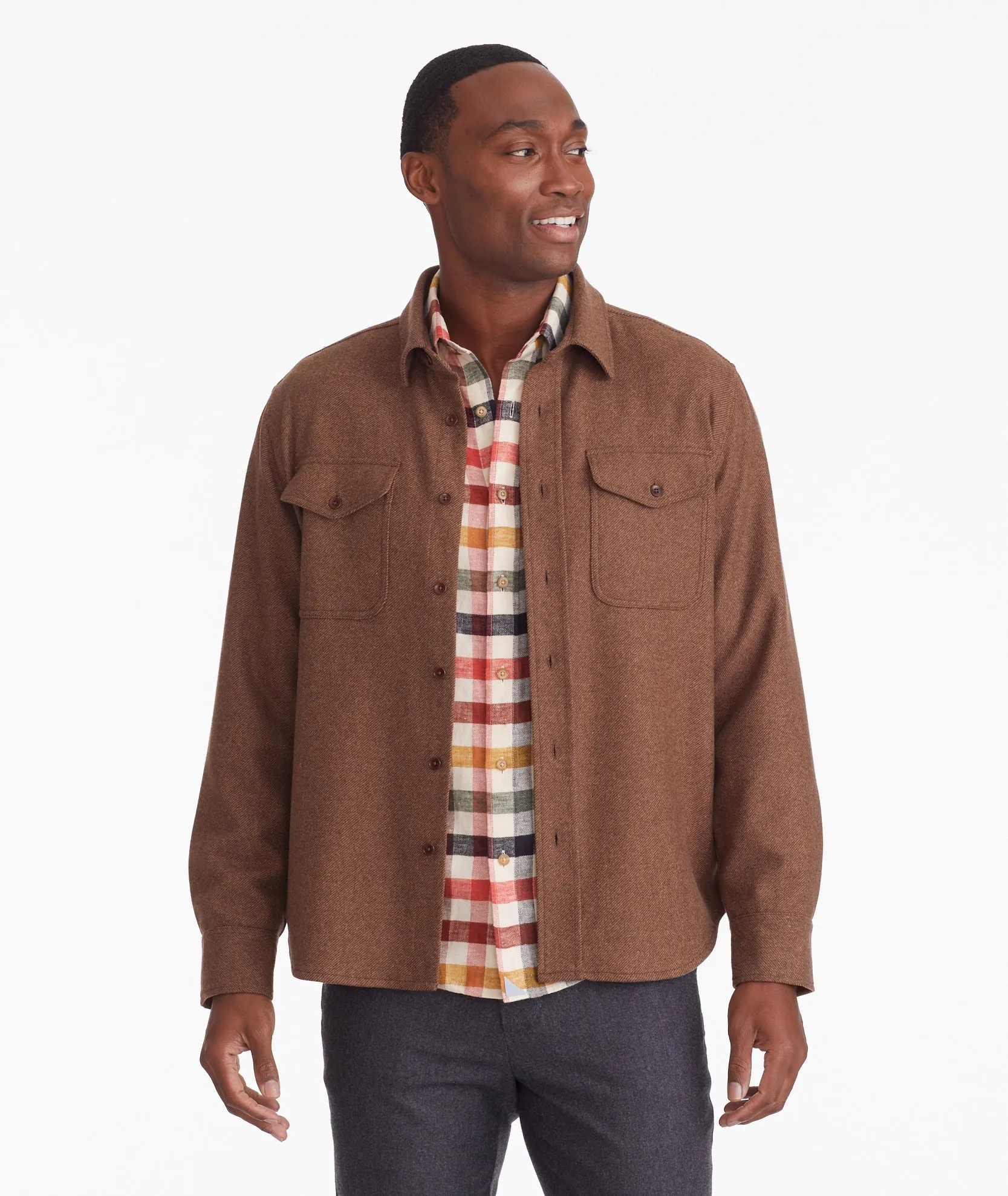 Italian Wool Overshirt - FINAL SALE