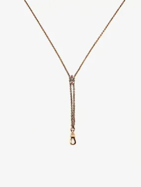 Josephine Ruby Slide Necklace