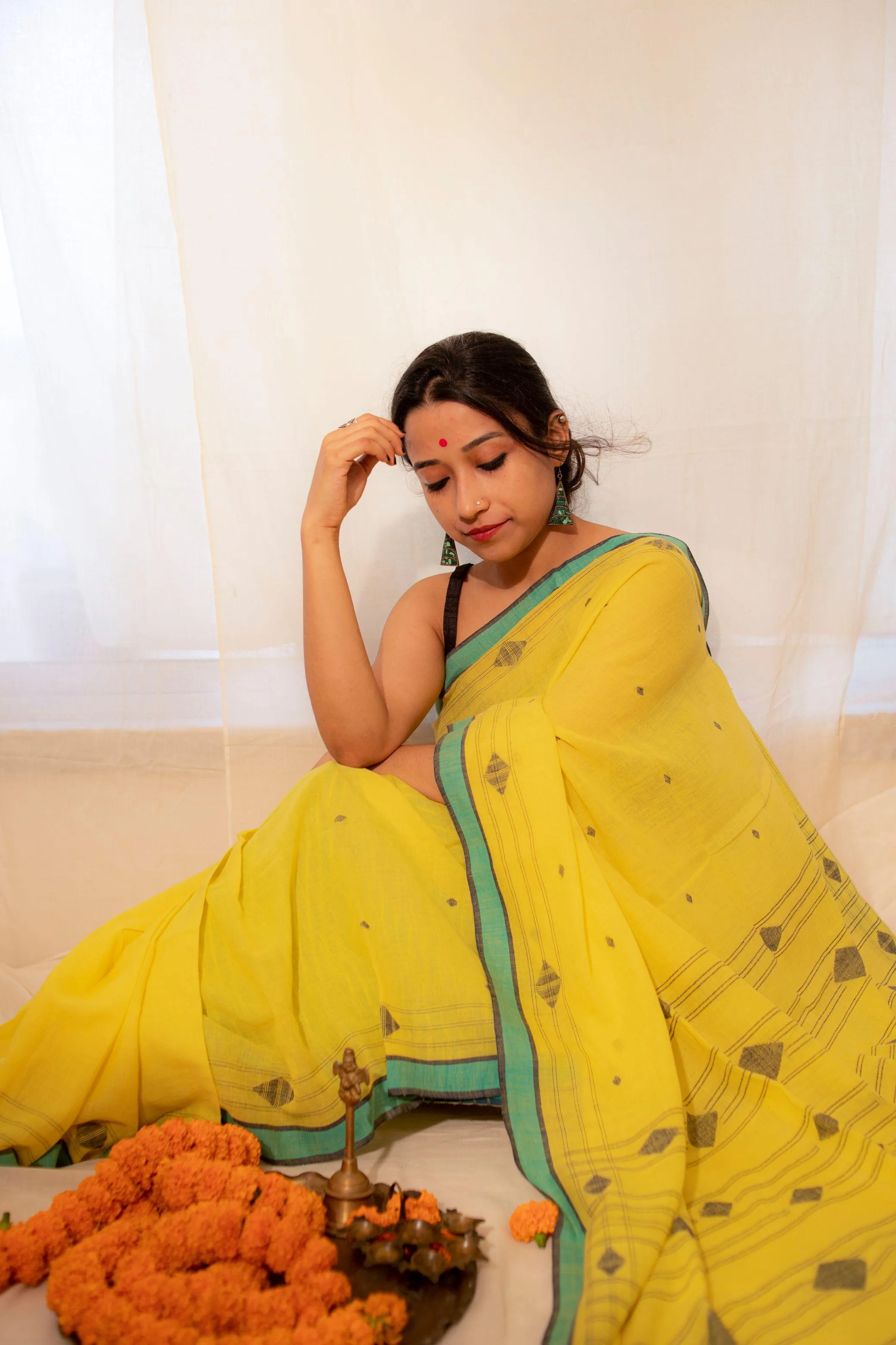 Kaisori Peelu  Jamdani saree