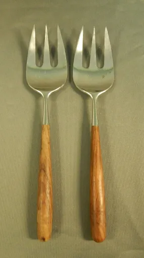 Lauffer Palisander Stainless Steel Serving Forks - 2 Pieces