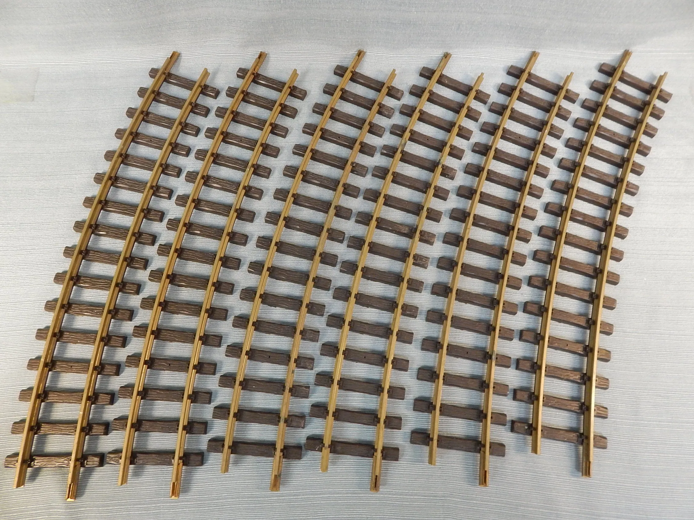 LGB G. Scale Model Train Curved Tracks No. 1600 - Lot of 6