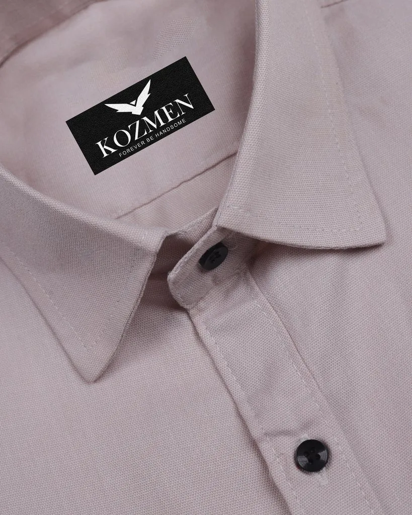 Light Almond Super Soft Premium Giza Cotton Shirt