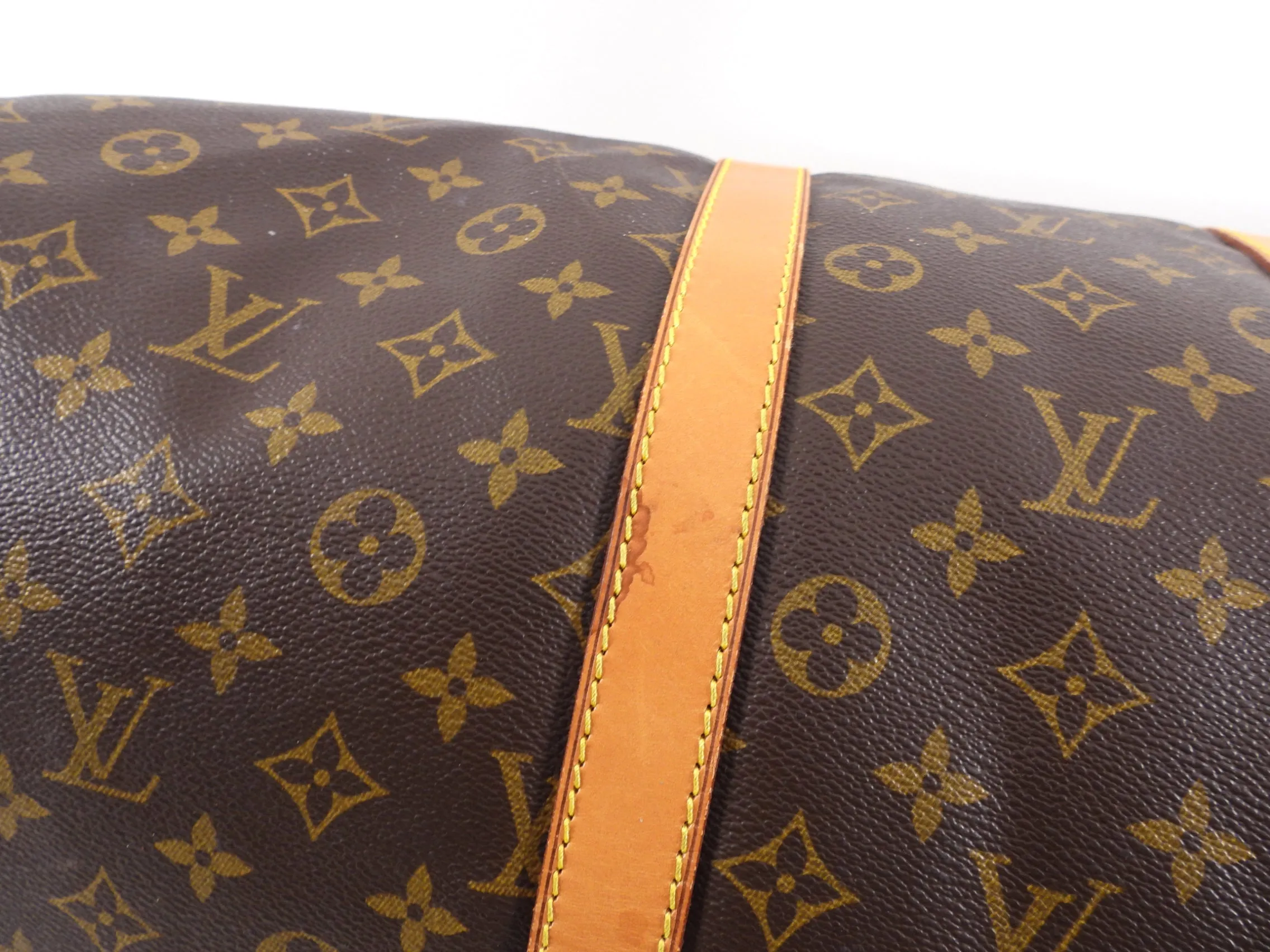 Louis Vuitton Monogram Canvas Keepall 55 Vintage Duffle Bag