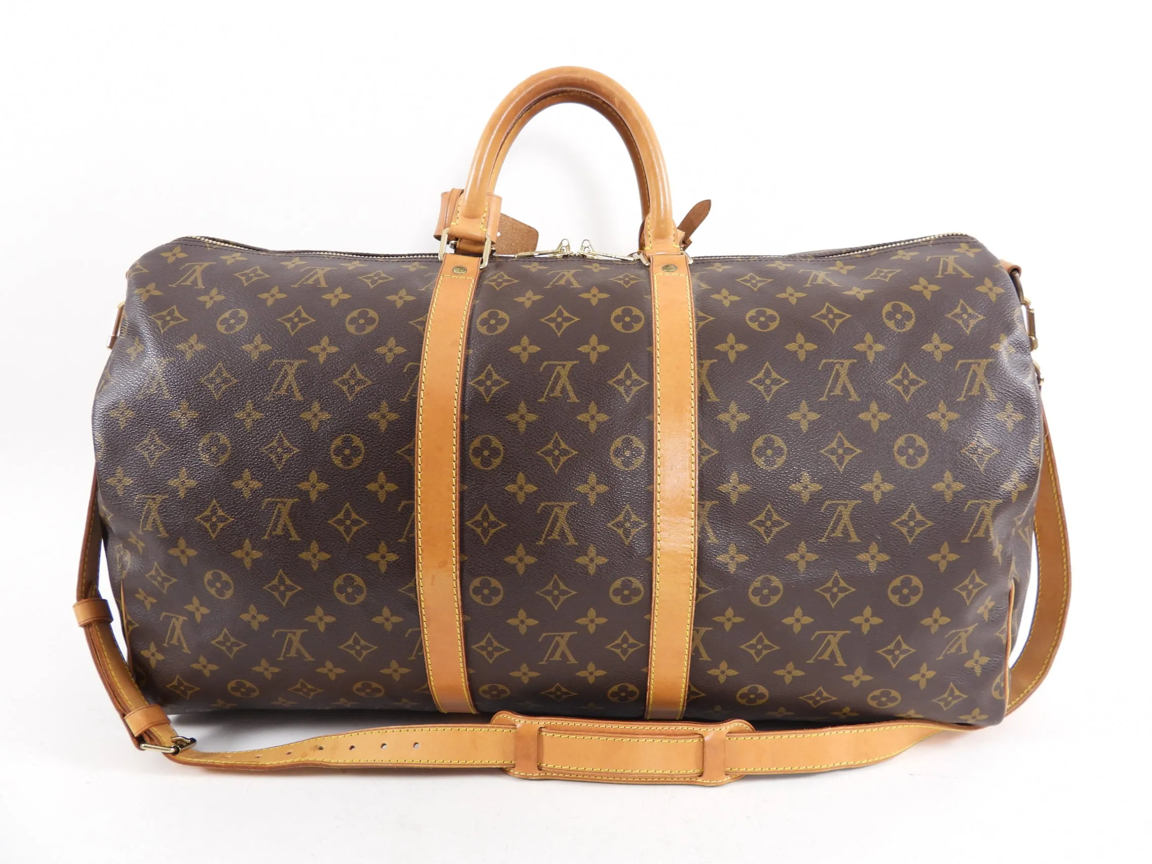 Louis Vuitton Monogram Canvas Keepall 55 Vintage Duffle Bag