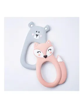 MAMA KNOWS - Fox Teether - Peach