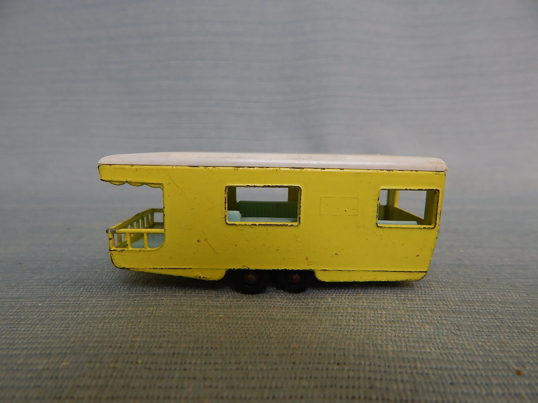 Matchbox Vintage Yellow Trailer Caravan No. 23