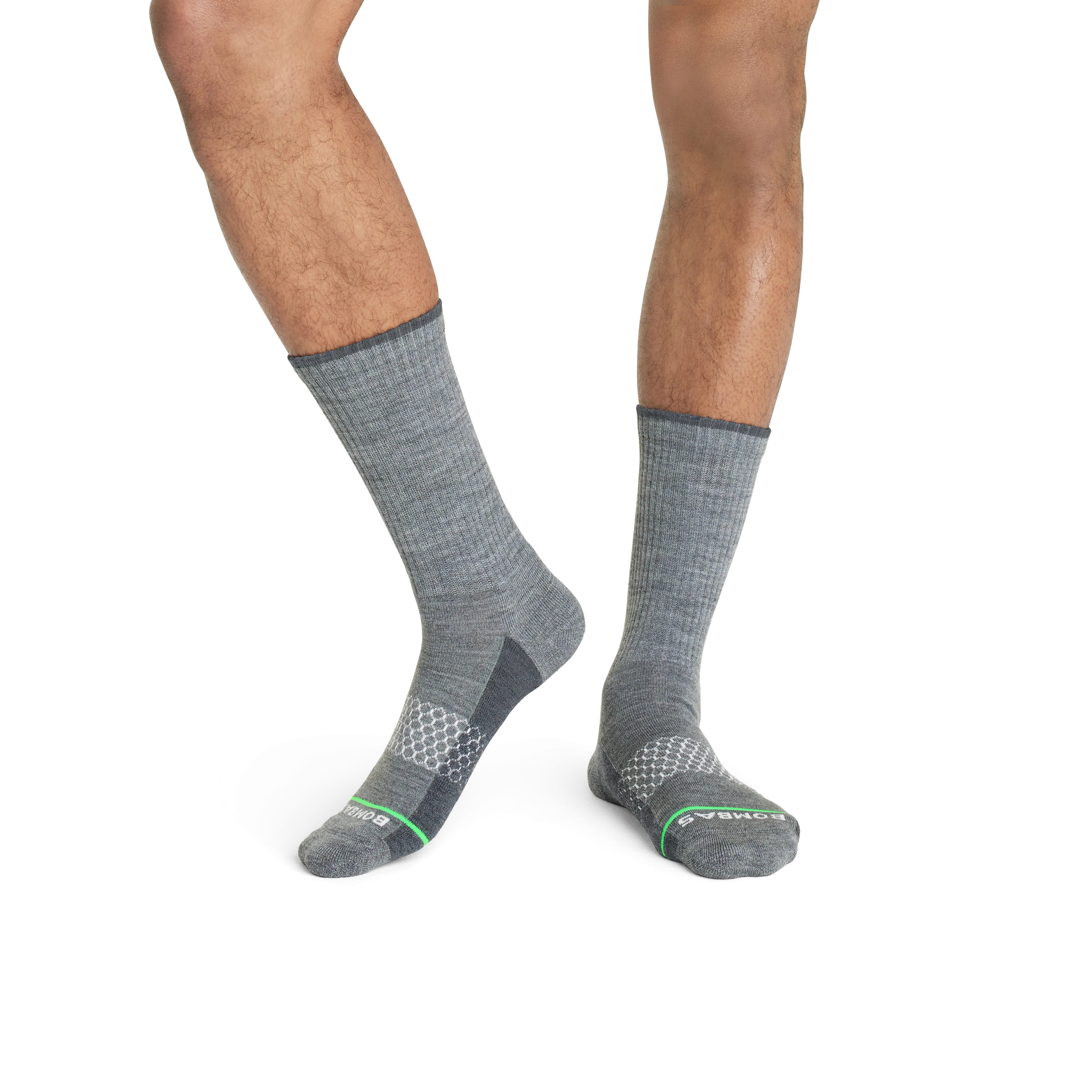 Men's Merino Wool Blend Calf Sock 4-Pack