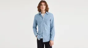 Men's Slim Fit Icon Button Up Shirt