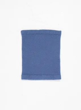 Merino Boucle Neck Warmer Blue