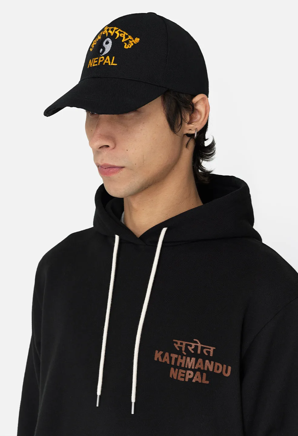 Nepal Souvenir Hat / Black