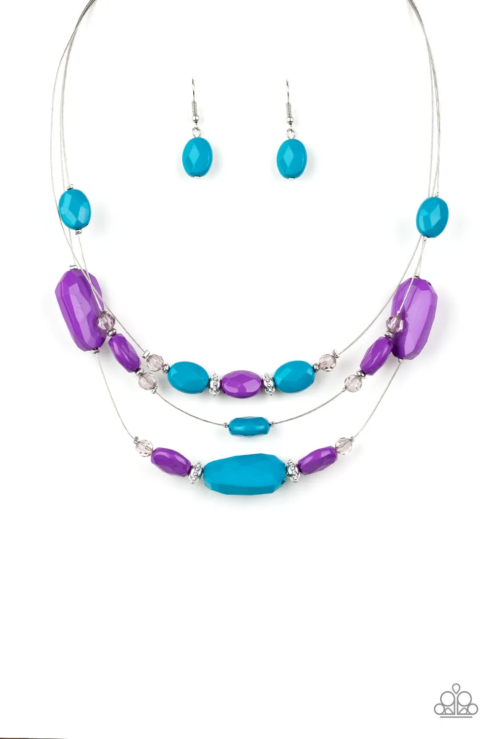 Paparazzi Necklace ~ Radiant Reflections - Multi Wire Necklace